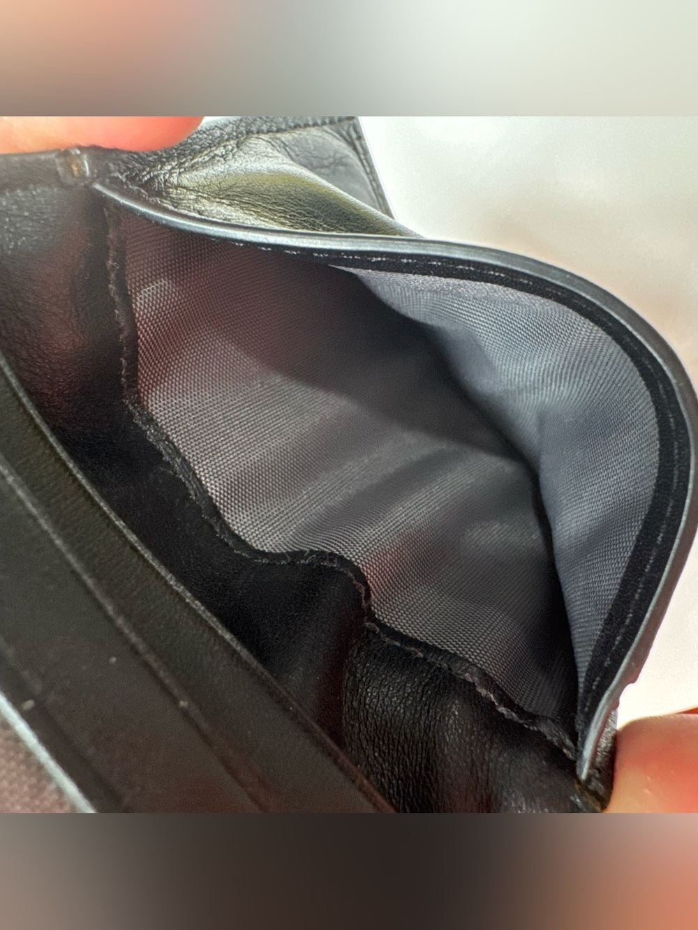 Tumi Black Textured Leather Bi-Fold Wallet - Picture 6 of 10